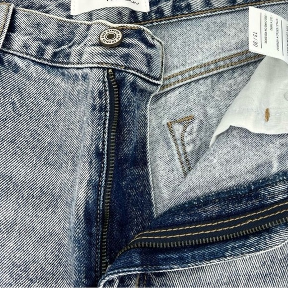 KanCan Karen High Rise Mom Distressed Denim Cropped Jeans 13/30 - Picture 8 of 13